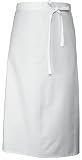 Chef Works CFLA-WHT Chef's Full Length Apron, 40-Inch Length by 38-Inch Width, White