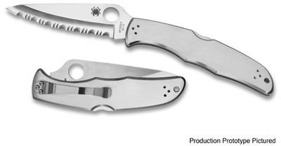Spyderco Endura 4 Stainless Steel Plain Edge Knife by Spyderco