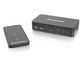 New - 3-Port HD Audio/Video Switch with Remote - GHDSW3
