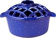 Woodfield Blue Porcelain Coated Speckled Steamer for Fireplace
