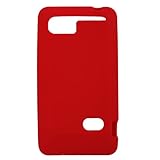 GTMax Red Soft Silicone Skin Cover Case + Clear LCD Screen Protector for AT ....
