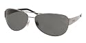 POLO RALPH LAUREN PH 3027 9002/87 GUNMETAL/GRAY AVIATOR SUNGLASSES