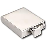 Stainless Steel Square 5oz Flask Personalised free