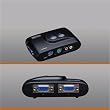 Tripp Lite B004-VPA2-K-R 2 Port PS/2 KVM Switch w Audio and Cables