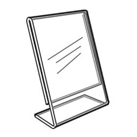 Amazon 6-pack Sign Holder/Brochure Holders 8.5" X 11"