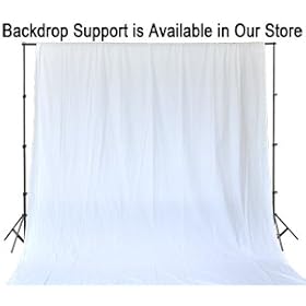 100% Cotton 6' x 9' Ft White Muslin Backdrop Photo Studio Photography Background