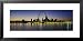 City Lit Up at Night, Gateway Arch, Mississippi River, St. Louis, Missouri, USA Frame...