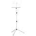 K & M RAINBOW MUSIC STAND WHITE KC