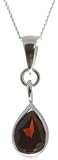 Details zu "Wunderschöner 925 Sterling Silber Damen - Anhänger + Kette mit Granat - 14mm*7mm" Details zu "Wunderschöner 925 Sterling Silber Damen - Anhänger + Kette mit Granat - 14mm*7mm"