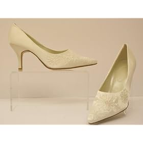 ivory wedding bridal shoes