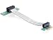 Delock 41839 Riser PCI-Express Karte (1x Slot) für 48,3 cm (19 Zoll) Gehäuse