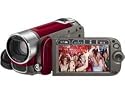 CANON Legria FS200 Camcorder - red + 8 GB SDHC Memory Card Digital camcorder SD Card camcorder bundle