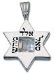 Magen David Pendant With Precious Moonstone