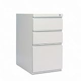 Three-Drawer Mobile File Pedestal w/Full-Length Pull, Putty, 23 Deep AELPB532823PY