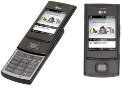 LG GD550 Handy (6,1 cm (2,4 Zoll) Display, UMTS, 5 Megapixel Kamera) grau