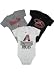 Arizona Diamondbacks Baby Three pack bodysuits, Size= 3 - 6 Months