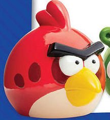 Collectors Very Hard to Find Ceramic Angry Birds King Pig Coin Piggy Bank Sold Out and Retired