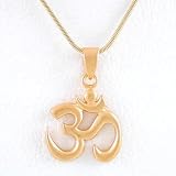 Round Om Or Aum Open Design Pendant With