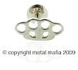 BRASS KNUCKLE LABRET