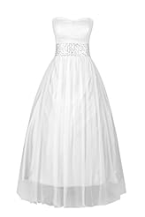 Sexy Strapless Ankle Length Floor Length Satin/Tulle  Backless Crystal Sweetheart  Sleeveless  Ball Gown Evening Dress/Prom Dress/Wedding Party Dress  With a Sash  and Ruffles