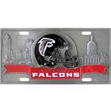 Atlanta Falcons Zinc License Plate - NFL Football Fan Shop Sports Team Merchandise 