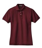 Port Authority - Ladies Pique Knit Sport Shirt Burgundy-L