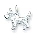 terrier45 - Sterling Silver Scottish Terrier Charm with 20 inch