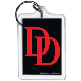  Marvel Comics X-Men Daredevil Logo Lucite Keychain 65792KR
