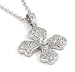 CZ Cross Pendant 16 Adjustable