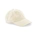 Beechfield Unisex Low Profile 6 Panel Dad Cap (One Size) (Beige)