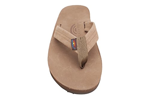 Rainbow Sandals Men's Mens Premier Leather Double Stack, Dark Brown, X ...