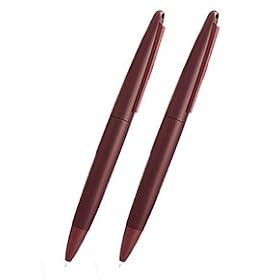 2 x Red stylus touch pen for Nintendo DSi XL