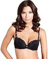 Autograph Floral Lace Underwired Padded A-DD Bra
