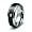 Stainless Steel Ring with CZ - Size 8
