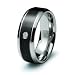 Stainless Steel Ring with CZ (Sizes 8-12)