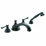Buy Moen T912WR Kingsley Two-Handle Low Arc Roman Tub Faucet and Hand Shower without... by Moen