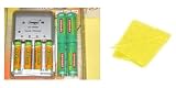 Value Pack {9 Count } With Extended Performance Inteligent Charger and Four Hi Power 2000MAh AA and Four 800MAh AAA Rechargeable Ni-mh Battery Set - Includes Soft Nonporous Microfiber Cleaning Cloth