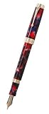 Conway Stewart Sterling Silver Duro Fountain Pen Nebula Medium