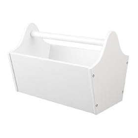 Kid's Toy Storage Caddy in White Finish by KidKraft