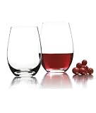 Stemless Red Wine Glasses - Set of 4 By Forum