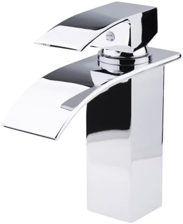 One-Handle Low Arc Bathroom Faucet, Chrome.