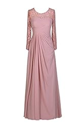 Lace Chiffon/Satin Mother-of-the-Bride Dress 