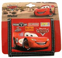 Disney Cars Wallet : Kid size bifold wallet (Red)