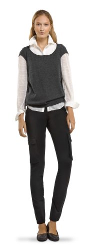 MAXSTUDIO SLIM CARGO TROUSERS BLACK, 4 MAXSTUDIO SLIM CARGO TROUSERS BLACK, 4