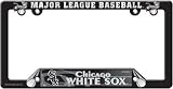 Chicago White Sox Black Plastic License Plate Frame