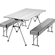 Eureka Table and Benches (Aluminum)