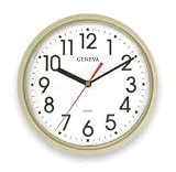 GENEVA 5H496 Clock Quartz Round