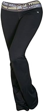 Women's Protokolo Yoga Pants Black Printed (L)