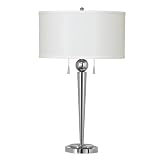 Cal Lighting Table Lamp - Brushed Steel, BO-2007TB