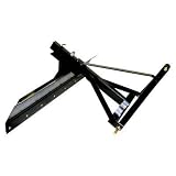 Agri-Fab Three-Point Grader Blade, Black, 54-Inch Wide #45-0354